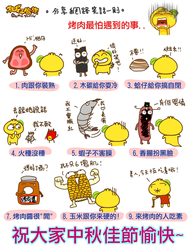 烤肉最怕遇到有情緒的食物- 柑仔家族BLOG